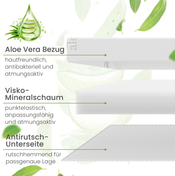 Bestschlaf Reisetopper mit Tasche und Kissen, 90x200x3,5cm Bild 5