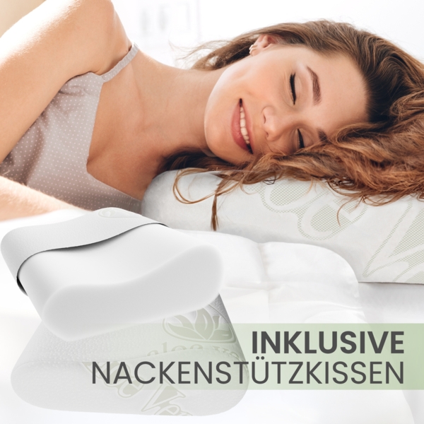 Bestschlaf Reisetopper mit Tasche und Kissen, 90x200x3,5cm Bild 2