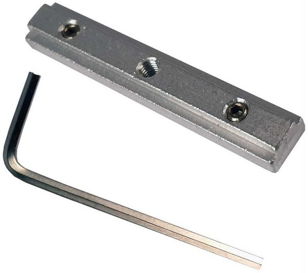 Bestlivings Gardinenschiene, 4-läufig, Fixmaß, Aluminium, verschraubte Aluminium Schiene (7mm), Längen bis 480cm, (4x120 cm) Bild 3
