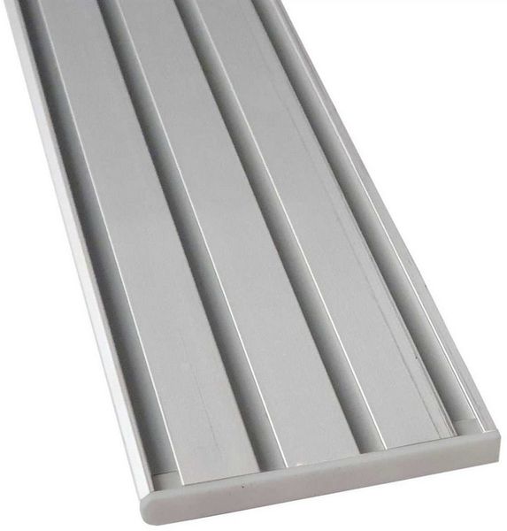 Bestlivings Gardinenschiene, 4-läufig, Fixmaß, Aluminium, verschraubte Aluminium Schiene (7mm), Längen bis 480cm, (4x120 cm)
