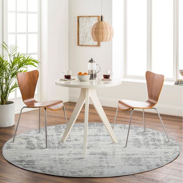 Livabliss Teppich DALI, rund, Höhe: 11 mm, Moderner Designerteppich in Marmor Optik, Kurzflor Wohnzimmerteppich
