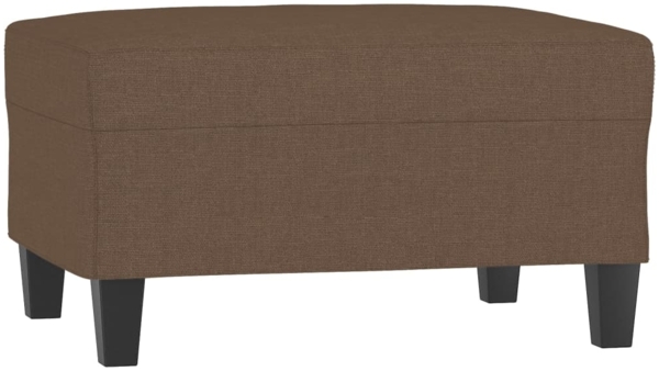 vidaXL Fußhocker Braun 70x55x41 cm Stoff 349350