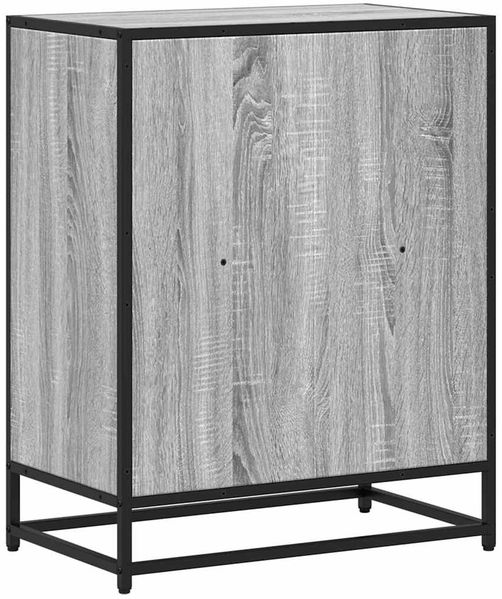 vidaXL Bücherregal Grau Sonoma 60x35x76 cm Holzwerkstoff 849102 Bild 6
