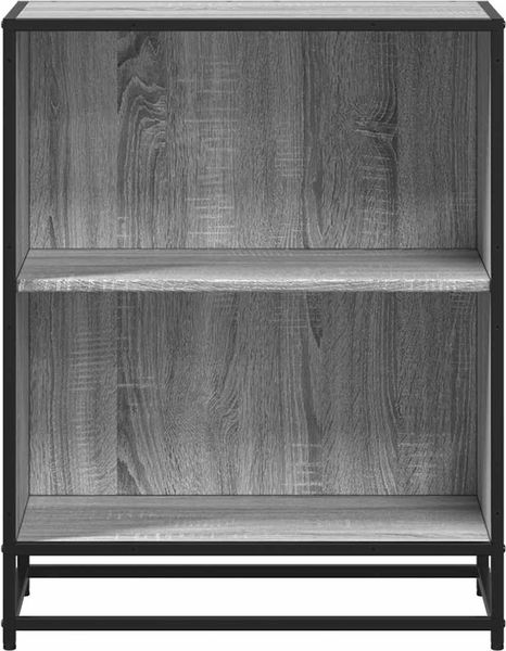 vidaXL Bücherregal Grau Sonoma 60x35x76 cm Holzwerkstoff 849102 Bild 4