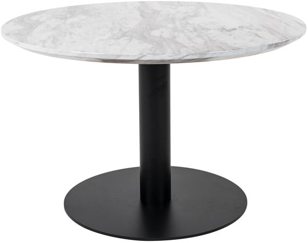 Couchtisch >Bolzano< in Weiss, Marmor - 70x45x70cm (BxHxT)