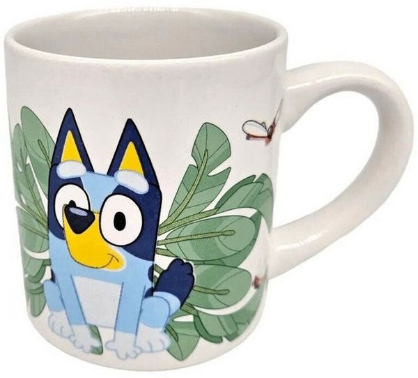 Disney Tasse Bluey Leaves Porzellan Tasse 235 ml, 1-tlg.