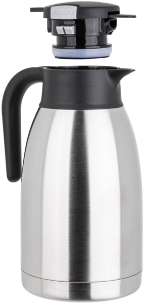 HI 1,5 Liter Edelstahl Isolierkanne mit Knopf zum Öffnen/Schließen 26215 Bild 1