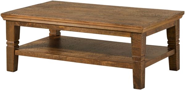 Couchtisch Mango 120x75x45 dunkelbraun geölt RODEZ #123