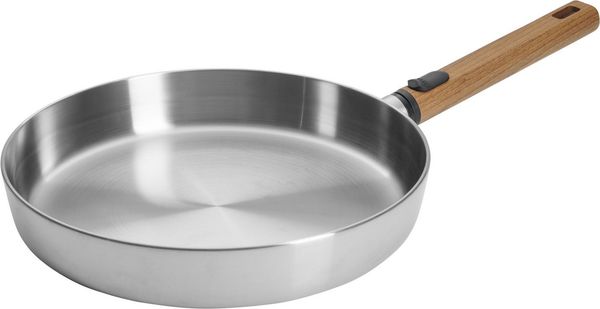 WOLL Bratpfanne Logic Steel, Edelstahl 18/10 (1-tlg), 5-Schicht-Aufbau