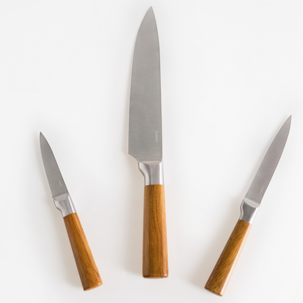 Messer-Set 3-teilig TOCHIGI Braun