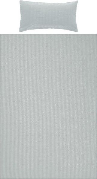 Erwin Müller Bettwäsche Bettwäsche "Rosenheim" mit Hotelverschluss, Seersucker, Uni