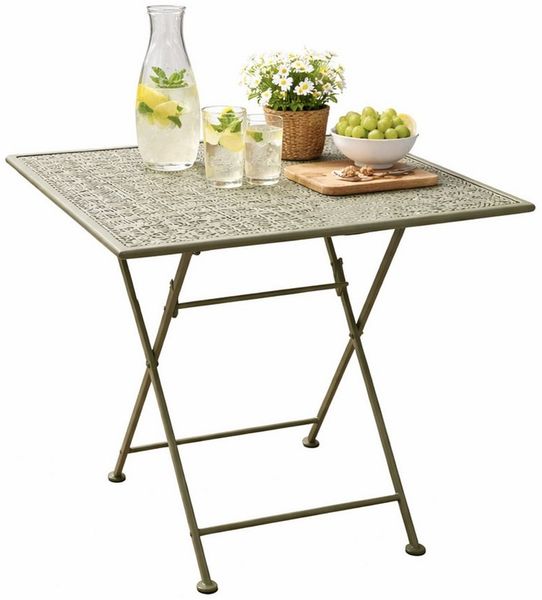 HTI-Living Gartentisch Gartentisch Solea Khakigrün (Stück, 1-St, 1 Gartentisch)