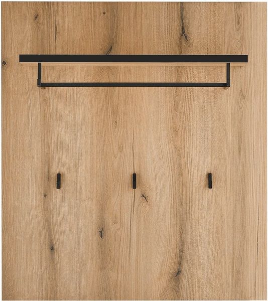 Home affaire Garderobenpaneel Cantara, Wandregal, Flurgarderobe mit Hutablage, Kleiderstange & Haken, vielseitig einsetzbar, in zwei Farben verfügbar, 79 cm breit