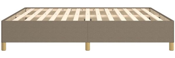 vidaXL Boxspringbettgestell Taupe 180x200 cm Stoff 3120981 Bild 6