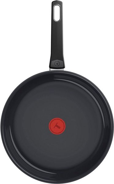Tefal Bratpfanne Ceramic Control Grey, Aluminium (1-tlg), Keramikbeschichtung, Induktion, Thermo-Signal Temperaturanzeiger Bild 2