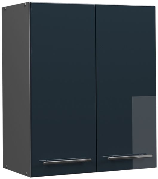 Hängeschrank Fame-Line Dunkelblau Hochglanz 60 cm Vicco
