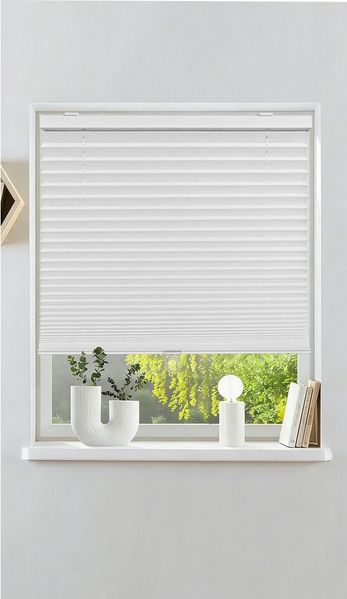OTTO home Plissee LORRI, Lichtschutz, ohne Bohren, freihängend, Klemmfix, Freihängendes Design ohne störende Schnüre oder Ketten - NEUHEIT!