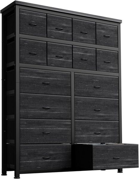 GarveeMore Kommode Aufbewahrungsschrank mit 16 Schubladen 103*30*130cm