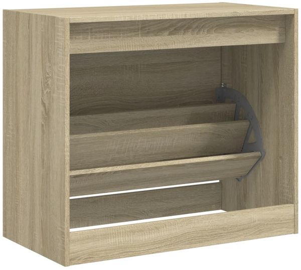 vidaXL Schuhschrank Sonoma-Eiche 80x42x69 cm Holzwerkstoff 840003 Bild 7