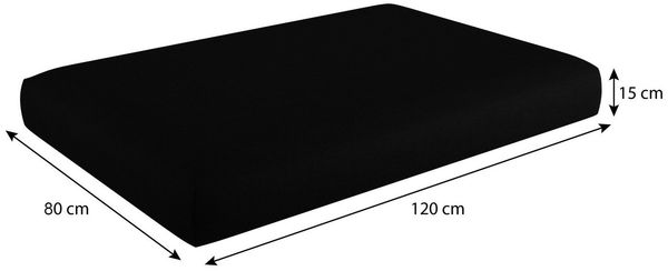 sunnypillow Palettenkissen Milano - 2er Set Palettenauflage mit abnehmbarem Bezug Kaltschaum, 2er Set Sitz- und Rückenkissen Bild 4