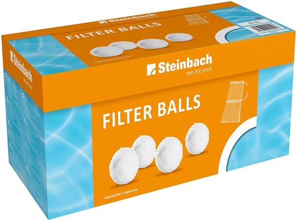Steinbach Filter Balls für Swimming Pool Sandfilteranlagen (alternativ zu 25 kg Quarzsand)