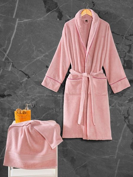 Bademantel-Set, 'Exclusive', Pulver