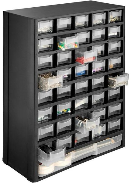 tectake Regal Sortimentskasten, Set 1-tlg, 41-teilig Bild 2