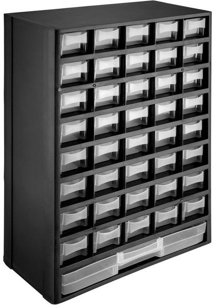 tectake Regal Sortimentskasten, Set 1-tlg, 41-teilig