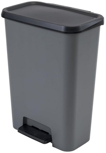 Curver Mülleimer 249813, Compatta Duo 2x23l Tret-Abfalleimer