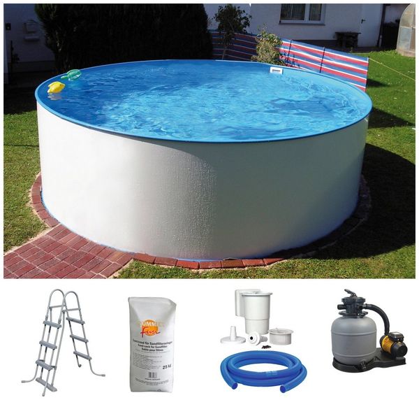 Clear Pool Rundpool RIO (Set, 5-tlg), inkl. Zubehör für Ihren Badespaß im eigenen Garten