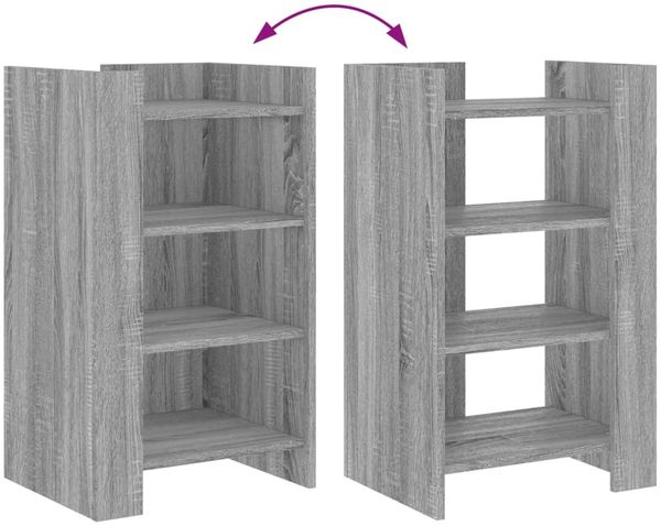 vidaXL Sideboard Grau Sonoma 45x35x75 cm Holzwerkstoff 848386 Bild 7