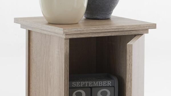 Dekosäule ESSEX 1 Blumensäule Regal in Eiche Bild 4