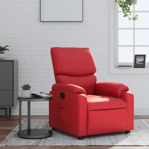 vidaXL Relaxsessel Rot Kunstleder 373439