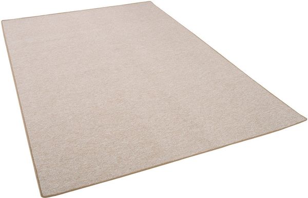 my home Teppich Fortis, Schlinge, Made in Netherlands, rechteckig, Höhe: 5 mm, Uni Farben, gekettelt, auch als Läufer, strapazierfähig, Wohnzimmer