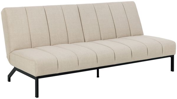 Actona Caix Bettcouch Beige/Schwarz