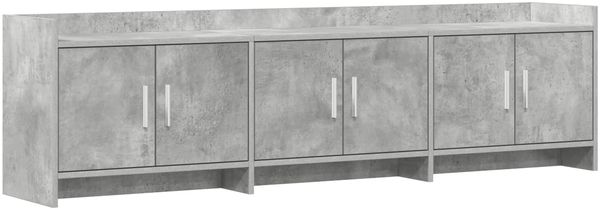 vidaXL TV-Schränk 168 x 33 x 47 cm Betongrau Holzwerkstoff 8011206