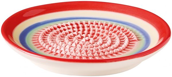 Tellerreibe Keramikreibe Knoblauchreibe Gewürz Reibe Cilio ROSSO 108361