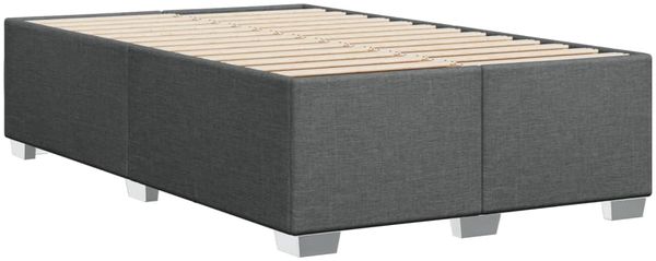 vidaXL Bettgestell ohne Matratze Dunkelgrau 120x200 cm Stoff 3284465 Bild 6