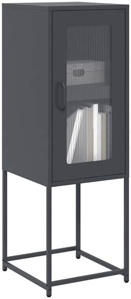Sideboard, Kommode Anthrazit 36x39x107 cm Kaltgewalzter Stahl j925p Bild 2