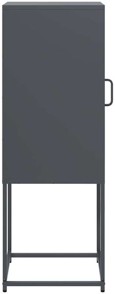 Sideboard, Kommode Anthrazit 36x39x107 cm Kaltgewalzter Stahl j925p Bild 6