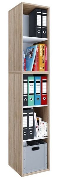 VCM Büroregal & Bücherregal Lona 917851 Sonoma-Eiche H. 183 x B. 35 x T. 37 cm Bild 4