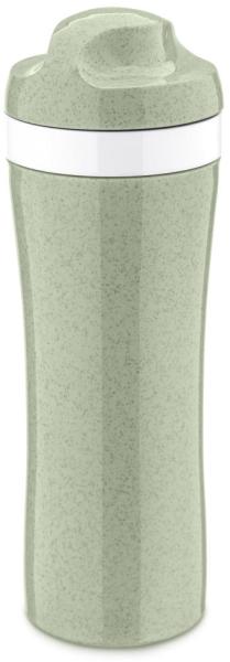 Koziol Oase Trinkflasche, Trink Flasche, Outdoorflasche, Getränkflasche, Wasserflasche, Kunststoff, Organic Green, 425 ml, 3708668