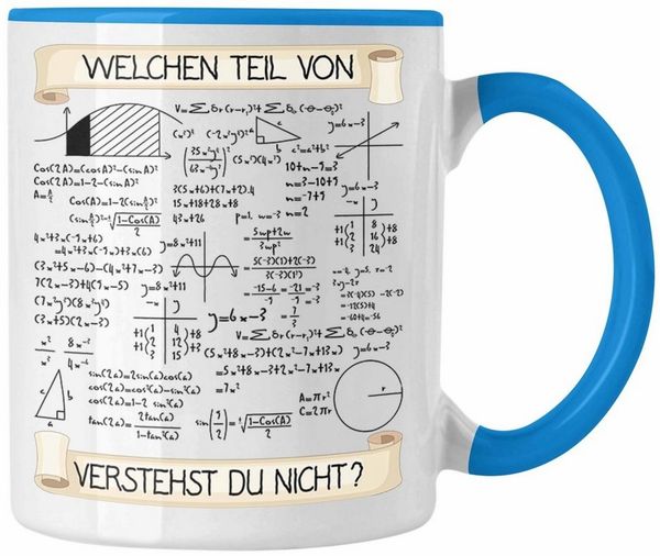 Trendation Tasse Welchen Teil von Verstehst du Nicht Tasse Mathematiker Geschenkidee Ph