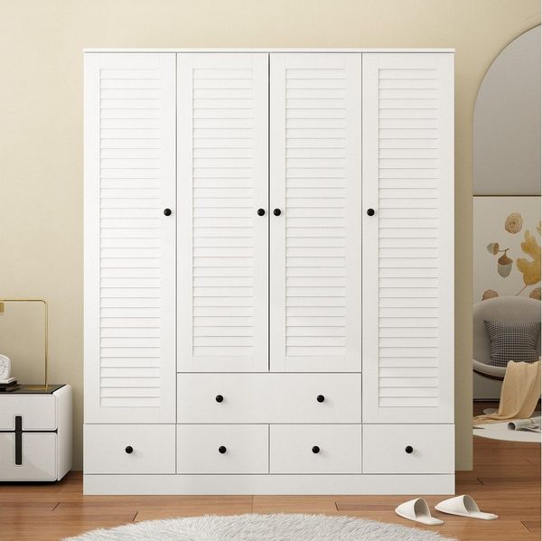 FUFU&GAGA Kleiderschrank mit 5 Schubladen