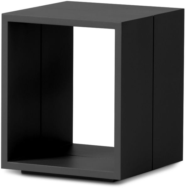 osoltus Premium Lounge Design Alu Beistelltisch Charcoal Grau Lykke