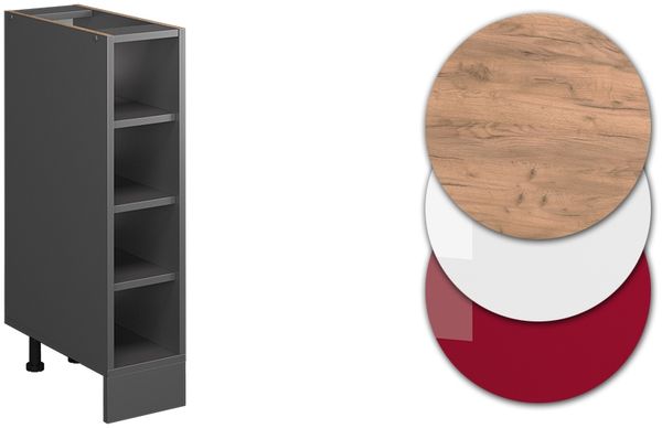 Vicco Küchenschrank R-Line Unterschrank Küchenzeile Küchenunterschran Anthrazit Bild 5
