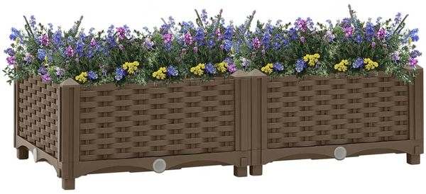 vidaXL Hochbeet 80x40x23 cm Polypropylen 316512