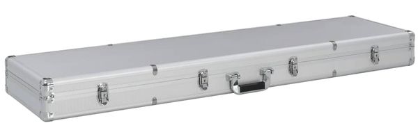 vidaXL Waffenkoffer Silbern 134×35×12 cm Aluminium 91860