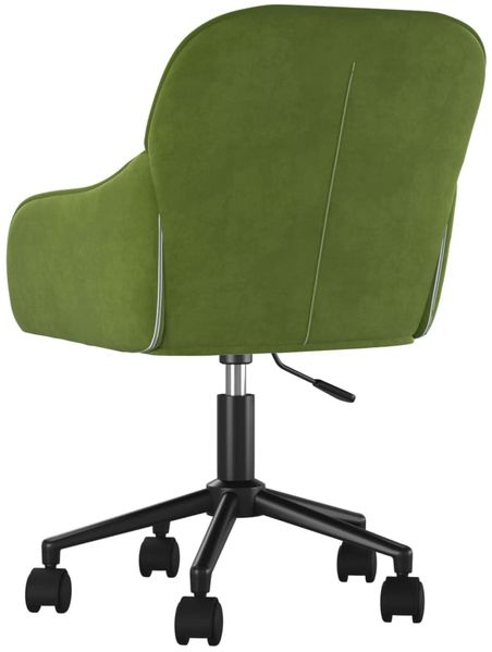 vidaXL Bürostuhl Drehbar Hellgrün Samt, 78 x 61 x 56 cm Bild 5