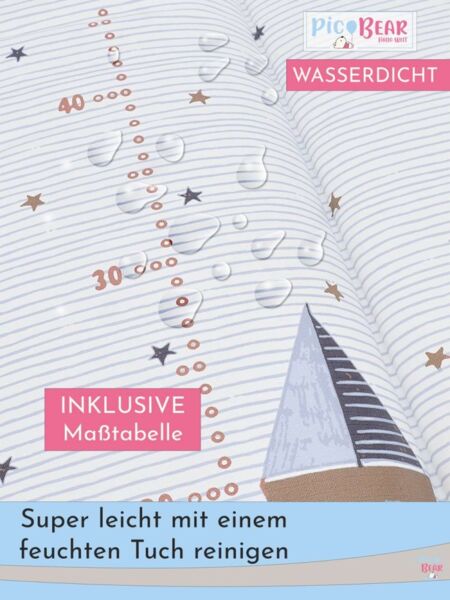 pic Bear weiche Wickelauflage HONEY 85 x 72 cm, Segelboot : Segelboot